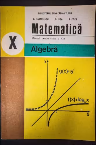 خرید و دانلود نسخه کامل کتاب Matematică. Algebră. Manual pentru clasa a X-a
