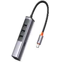 هاب تایپ‌ سی با 5 پورت مک‌ دودو MCDODO USB-C USB3.0x4 PD100W HU-112