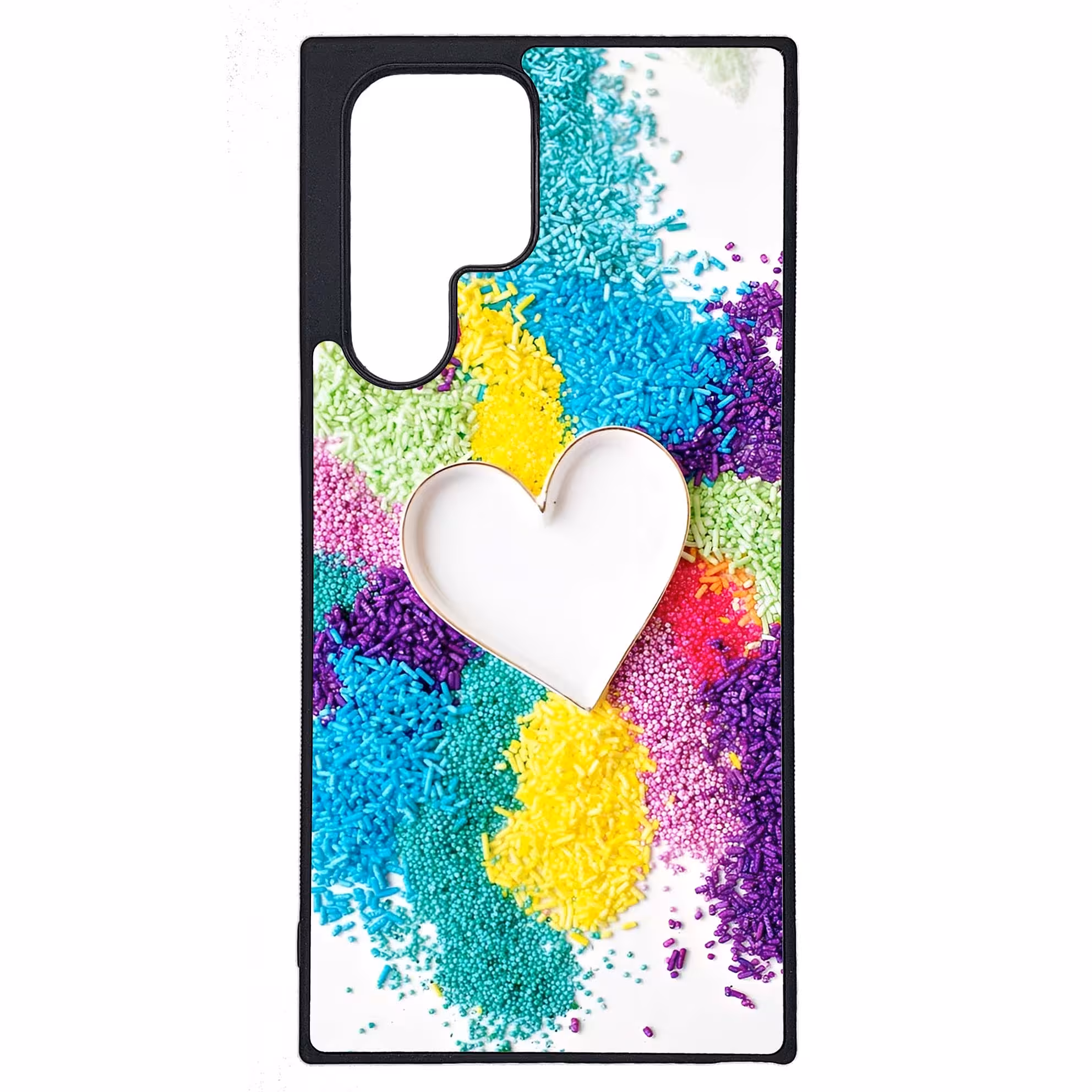 کاور طرح قلبی کد G-149 مناسب برای گوشی موبایل سامسونگ Galaxy S22 Ultra | دیجی قاب دونی