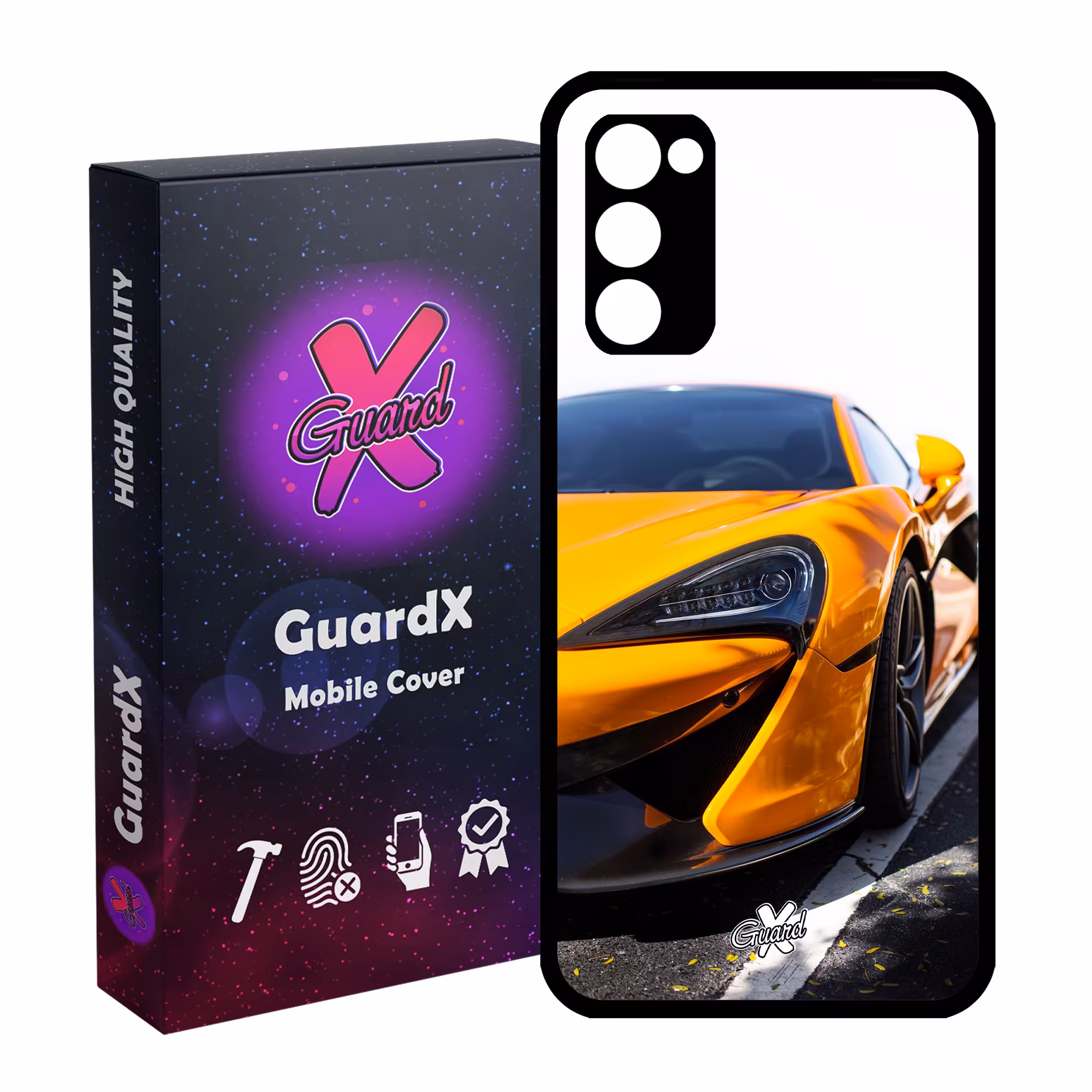 کاور گارد ایکس طرح خودرو مدل Glass10193 مناسب برای گوشی موبایل سامسونگ Galaxy S20 FE