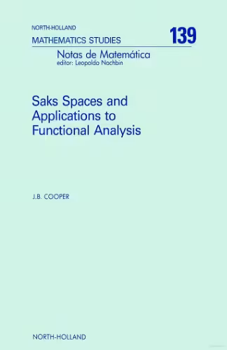 خرید و دانلود نسخه کامل کتاب Saks Spaces and Applications to Functional Analysis