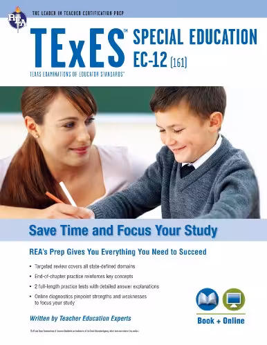 خرید و دانلود نسخه کامل کتاب TExES, Texas Examinations of Educator Standards, Special Education EC-12 (161) -   pdf