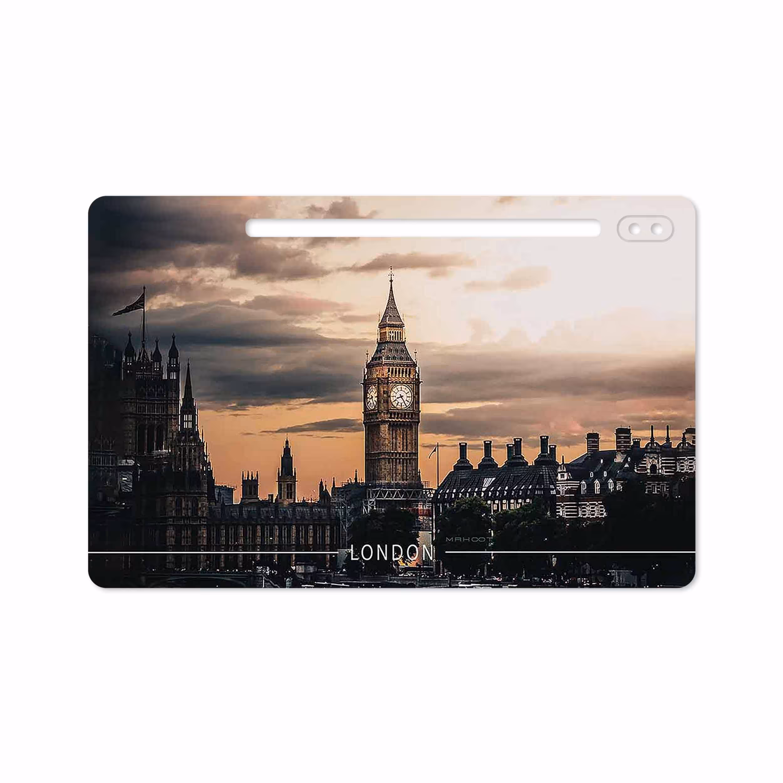 برچسب پوششی ماهوت مدل London City مناسب برای تبلت سامسونگ Galaxy Tab S6 2019 SM-T860