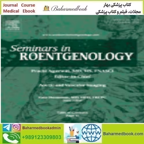 Seminars in Roentgenology Volume 57 Issue 1 to 4 2022 TR
