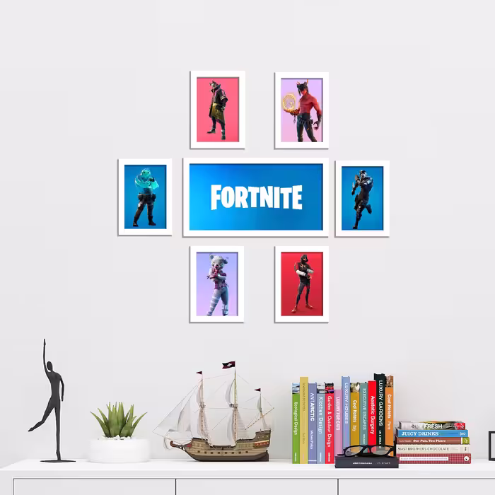 تابلو طرح FORTNITE مجموعه 7 عددی