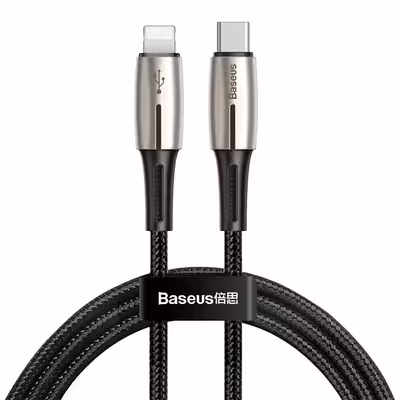 کابل تبدیل USB-C به لایتنینگ باسئوس مدل CATLRD-01 طول 1.3 متر