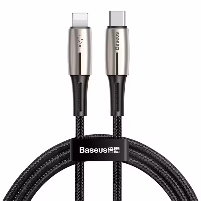 کابل تبدیل USB-C به لایتنینگ باسئوس مدل CATLRD-01 طول 1.3 متر