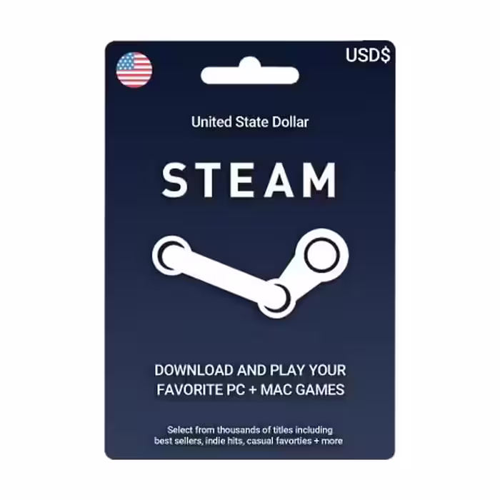 Steam Wallet 1.24 USD Global - استیم والت گلوبال
