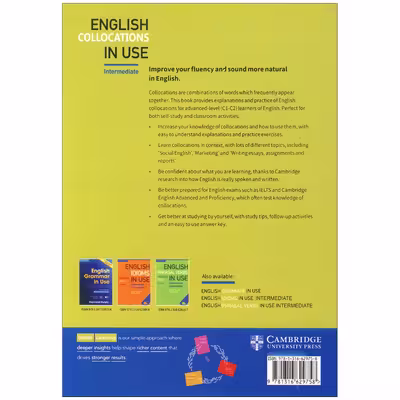 کتاب English Collocations in use اثر Felicity O Dell &amp; Michael Mccarthy انتشارات زبان مهر 2 جلدی