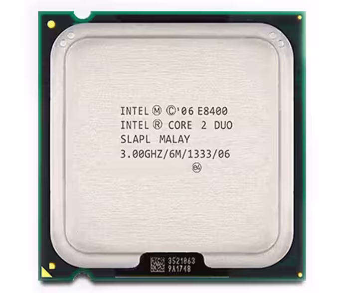 سی پی یو E8400 (مورد جزیی)