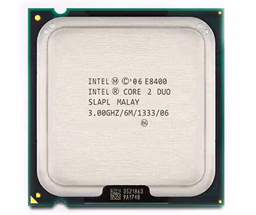 سی پی یو E8400 (مورد جزیی)