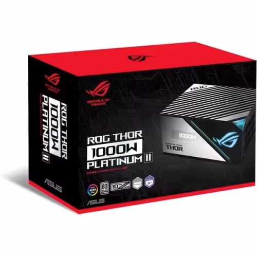 پاور کامپیوتر ایسوس 1000 وات مدل ROG THOR 1000P2 GAMING (کم کارکرد همراه با کارتن و گارانتی الماس ایران)