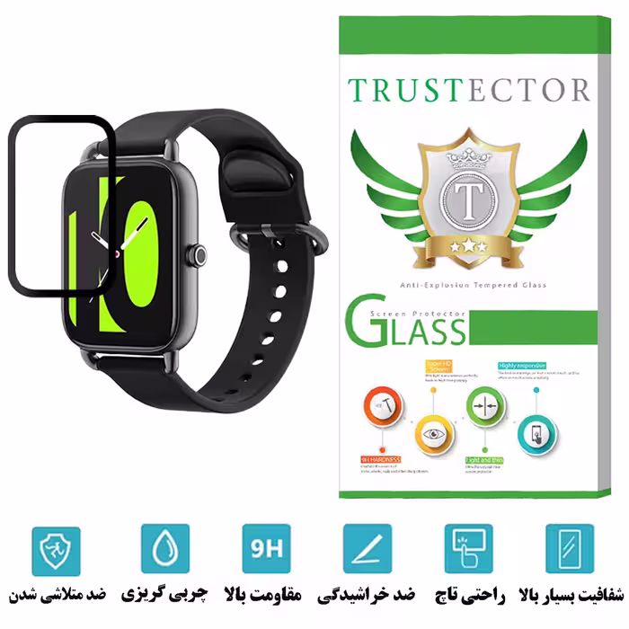 محافظ صفحه نمایش تراستکتور مدل PMMA مناسب برای ساعت هوشمند هایلو RS4
