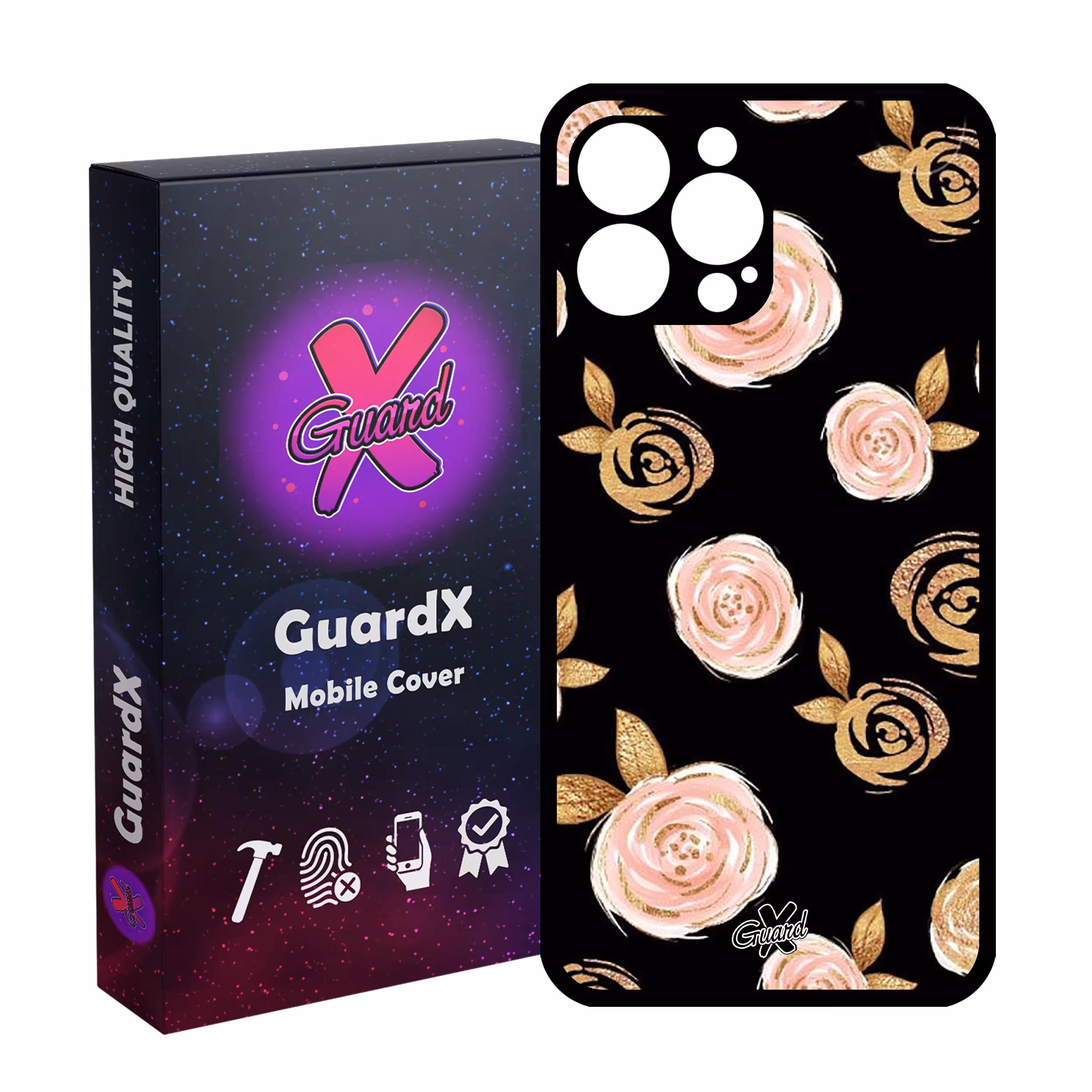 کاور گارد ایکس طرح Flower مدل Glass10105 مناسب برای گوشی موبایل اپل iPhone 13 Pro Max