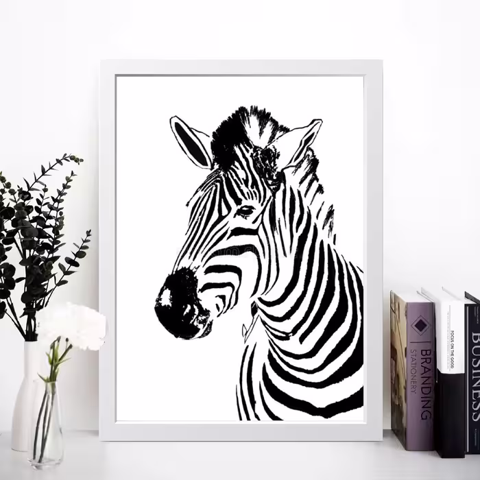 تابلو مدل مینیمال Zebra کد m50116
