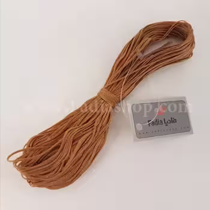 نخ چرم امگا کرم تیره