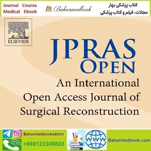 JPRAS Open Volume 35 to Volume 38 2023 TRUE PDF price 4€ - کتاب پزشکی بهار