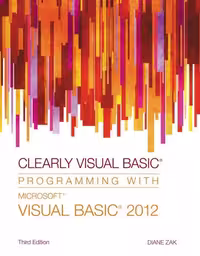 خرید و دانلود نسخه کامل کتاب Clearly Visual Basic: Programming with Microsoft Visual Basic 2012