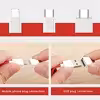 کابل تبدیل USB-C/USB به microUSB/لایتنینگ/USB-C مدل Spring طول 0.85 متر