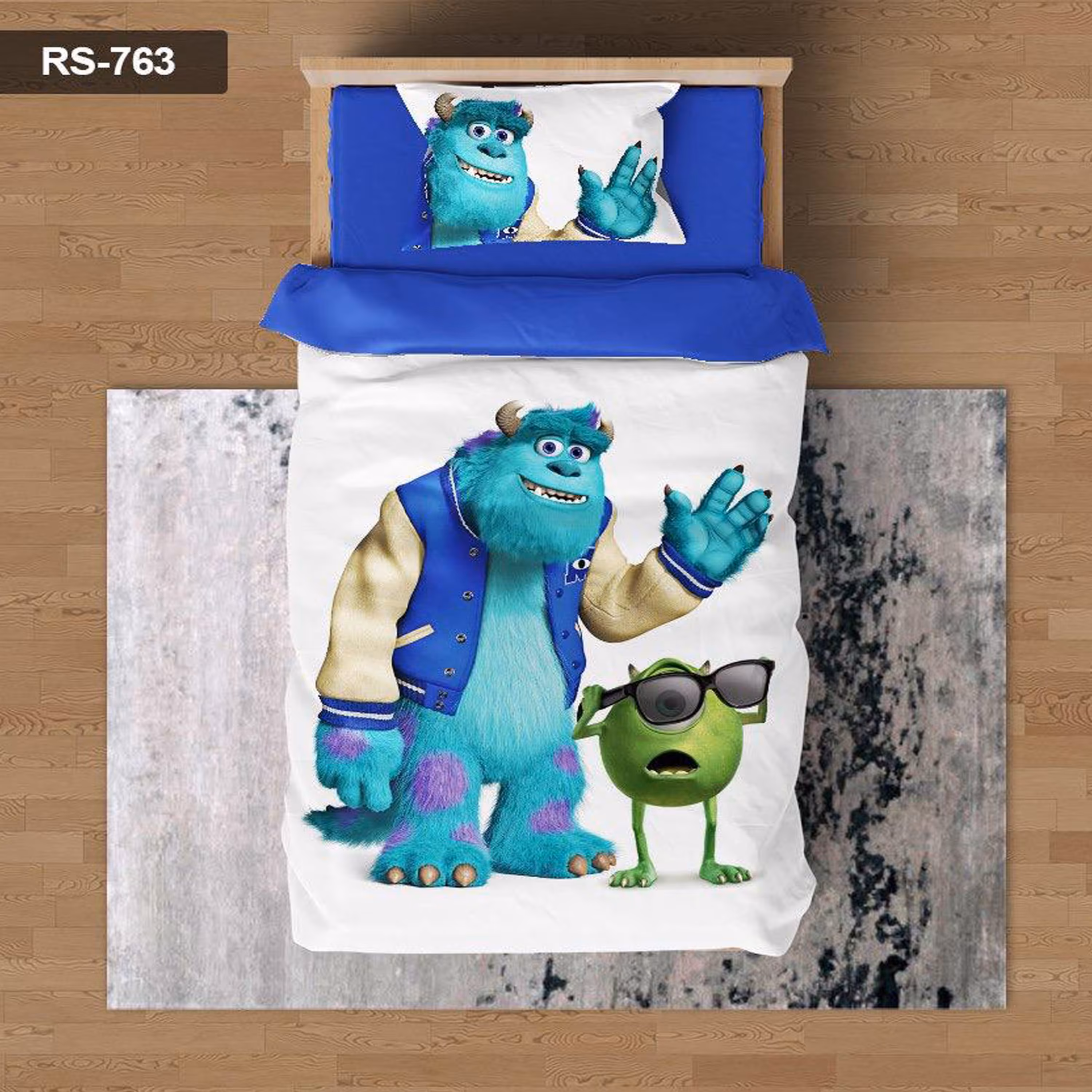 سرویس روتختی 1 نفره تنسل چاپی برندترک لند (Turk Land)  کد rs 763
