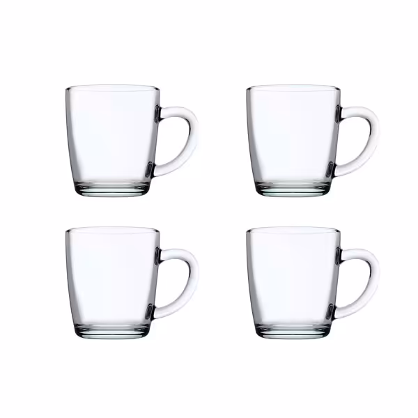 لیوان پاشاباغچه مدل Basic کد 55531 مجموعه 4 عددی