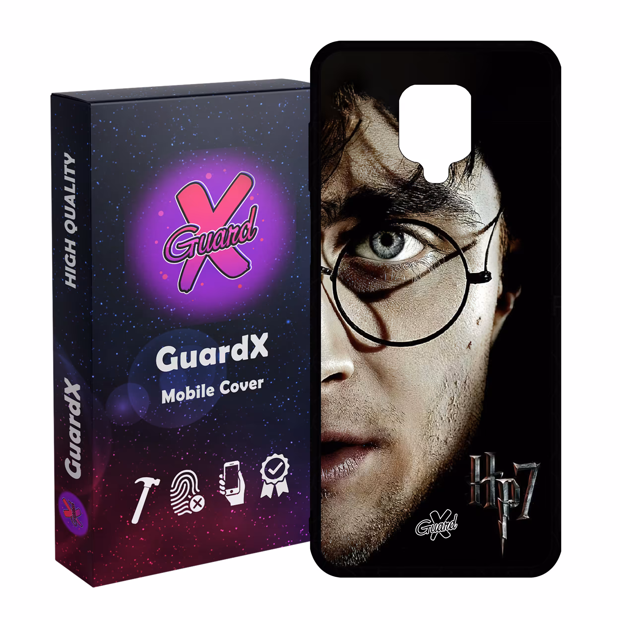 کاور گارد ایکس طرح هری پاتر مدل Glass10497 مناسب برای گوشی موبایل شیائومی Redmi Note9 Pro/Note 9 Pro Max/Redmi Note 9S/MI Poco M2 Pro