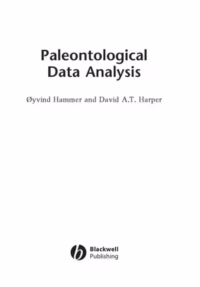 خرید و دانلود نسخه کامل کتاب Paleontological Data Analysis