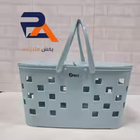 سبد پیک نیک کوچیک درب دارپادیز  پلاستیک موادنو رنگبندی کامل