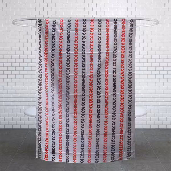 پرده حمام اومیا کد SC-03 سایز 180×200 سانتی متر
