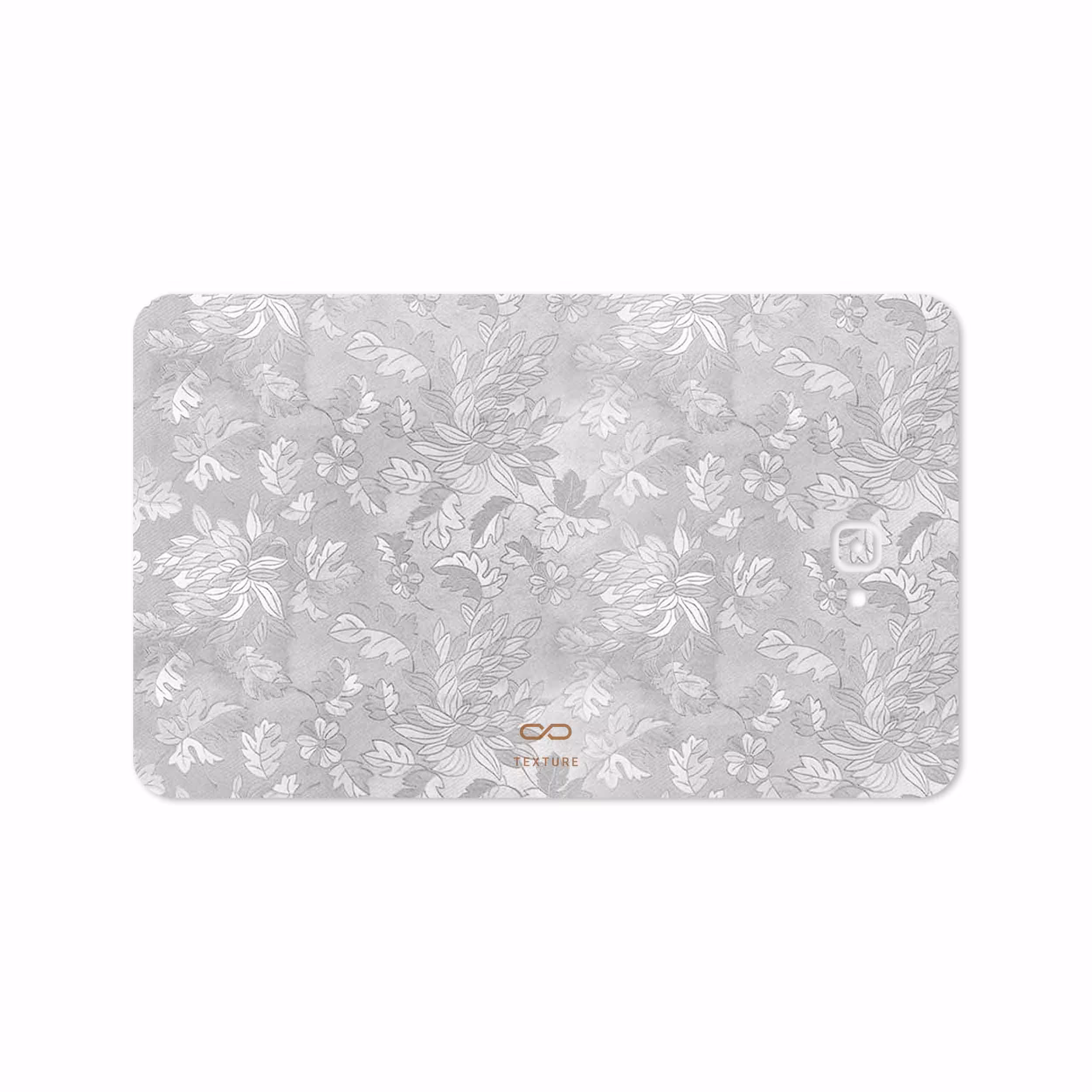 برچسب پوششی ماهوت مدل Silver-Wildflower مناسب برای تبلت سامسونگ Galaxy Tab A 10.1 2016 T580