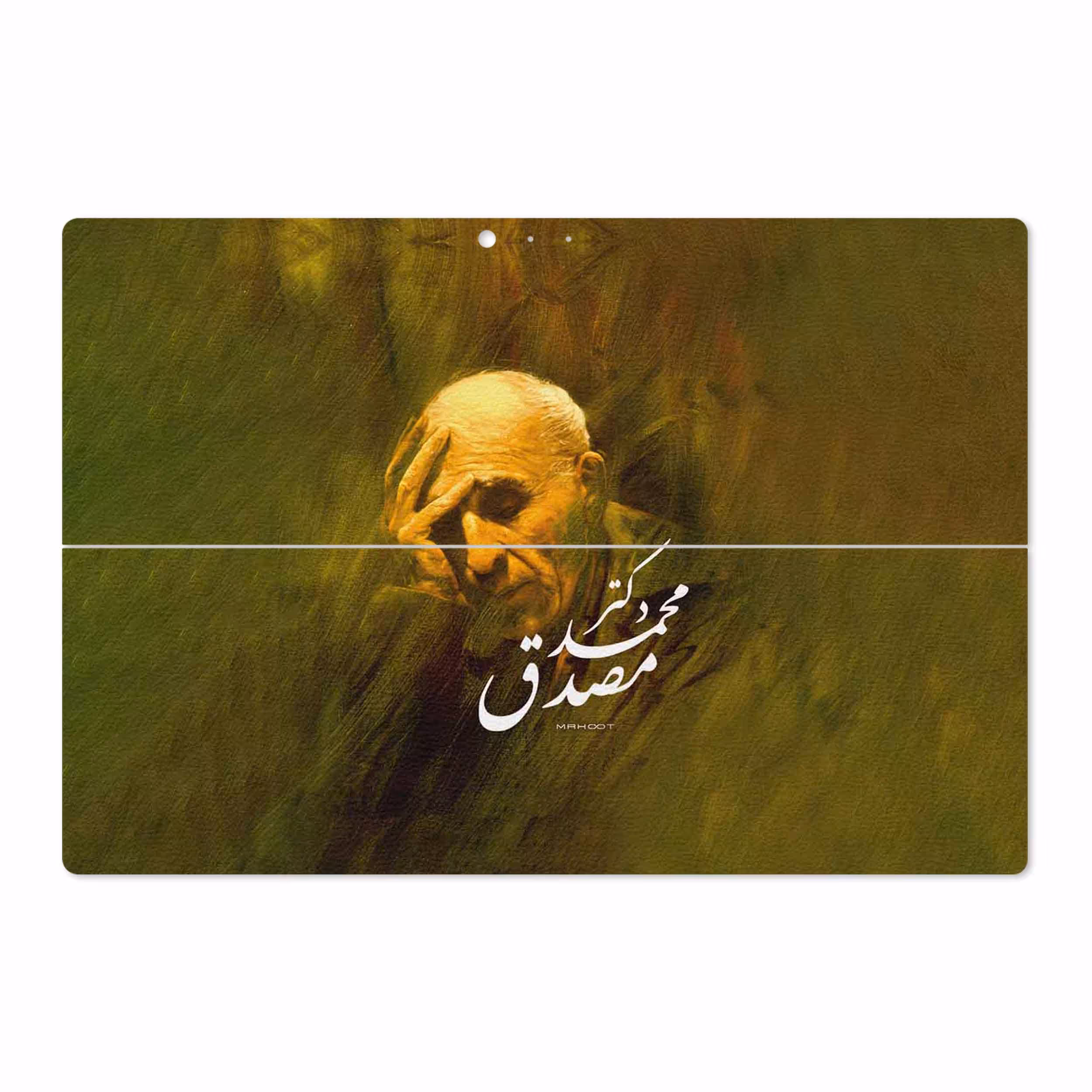 برچسب پوششی ماهوت مدل Dr-Mosadeq مناسب برای تبلت مایکروسافت Surface Pro 3 2014