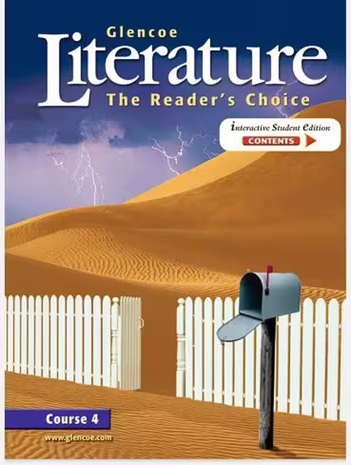 کتاب (Glencoe Literature: The Reader’s Choice (Course 4
