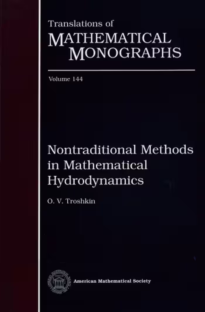 خرید و دانلود نسخه کامل کتاب Nontraditional Methods in Mathematical Hydrodynamics