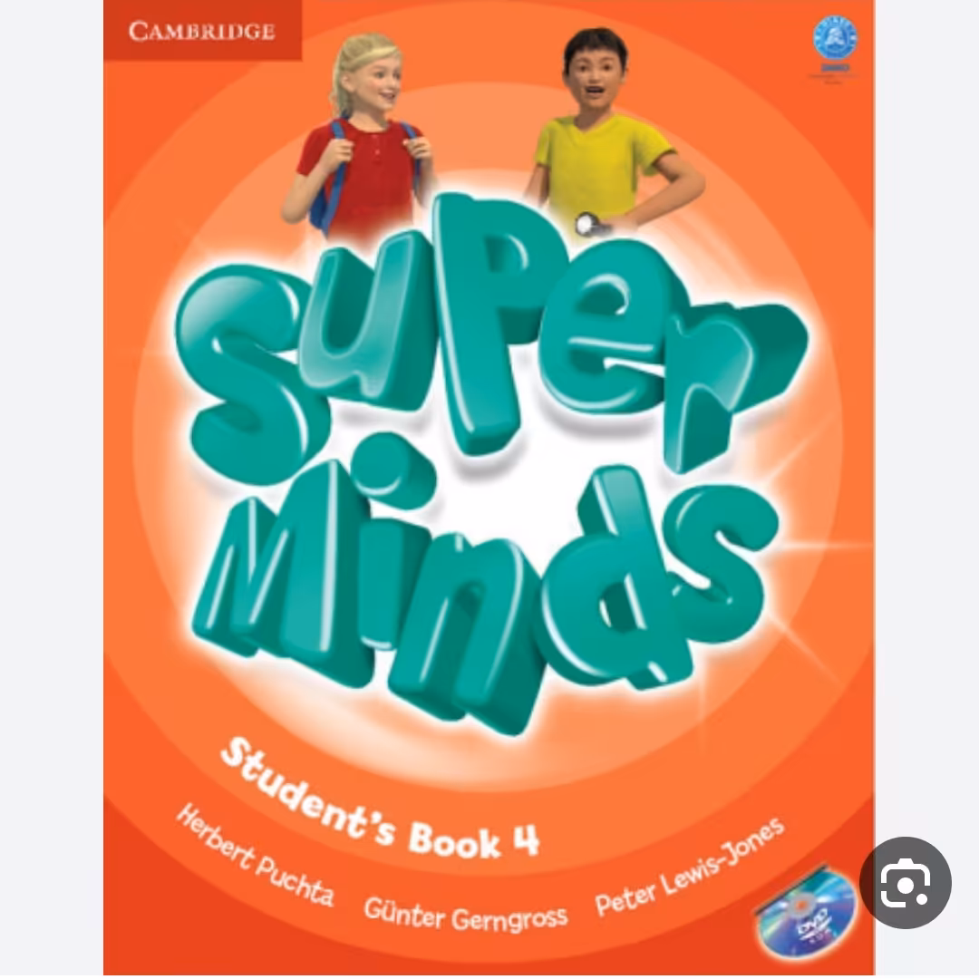 کتاب زبان سوپر مایند 4 با کتاب تمرین و سی دی super minds 4