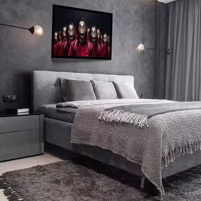 تابلو مدل money heist netflix کد F-10010
