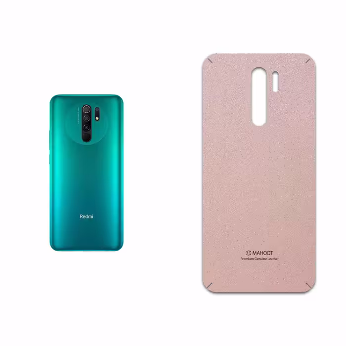 برچسب پوششی ماهوت مدل Rose Gold Leather مناسب برای گوشی موبایل شیائومی Redmi 9
