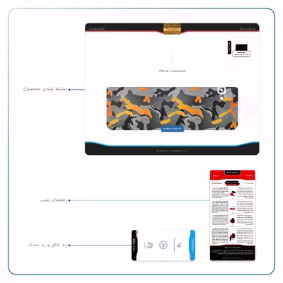 برچسب پوششی ماهوت مدل Autumn-Army مناسب برای تبلت سامسونگ Galaxy Tab A 10.1 2016 T580