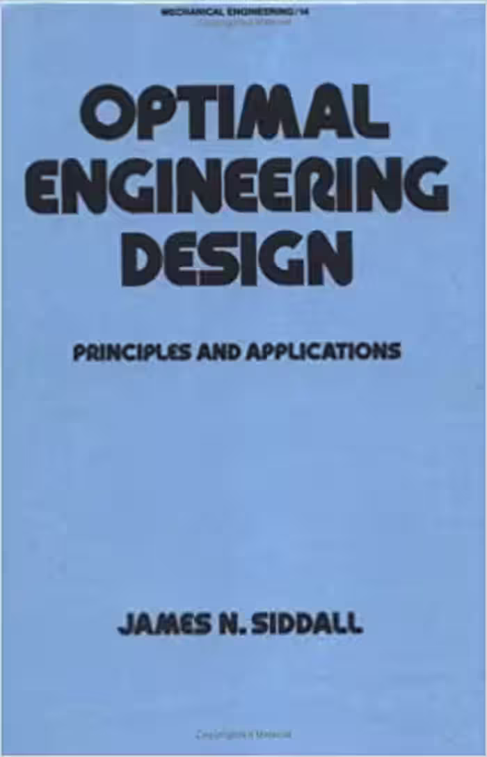 خرید و دانلود نسخه کامل کتاب Optimal Engineering Design: Principles and Applications - Pdf