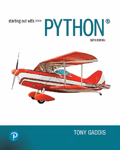 خرید و دانلود نسخه کامل کتاب Starting Out with Python