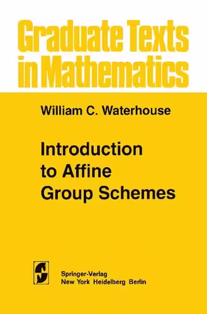 خرید و دانلود نسخه کامل کتاب Introduction to Affine Group Schemes