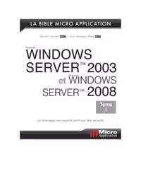 خرید و دانلود نسخه کامل کتاب Windows Server 2003 et Windows Server 2008 : Tome 1