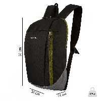 کوله پشتی 10 لیتری طرح ( کچوآ ) Quechua TFR ( مشکی - سبز )