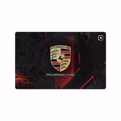 برچسب پوششی ماهوت مدل Porsche-Logo مناسب برای تبلت سامسونگ Galaxy Tab A7 10.4 LTE 2020 T505