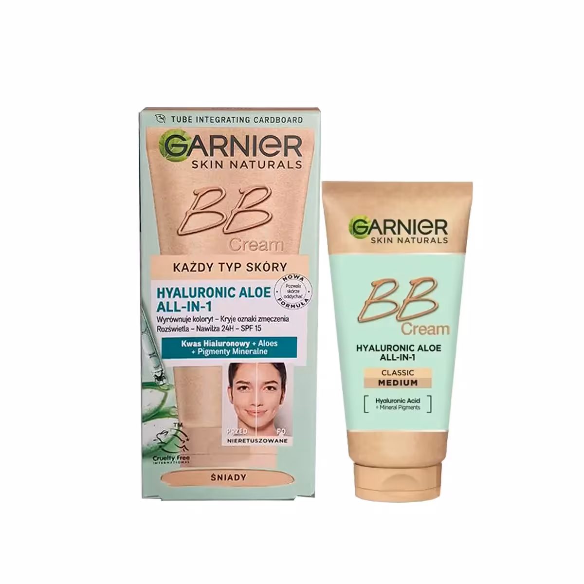 بی بی کرم گارنیر رنگ متوسط مناسب انواع پوست Garnier