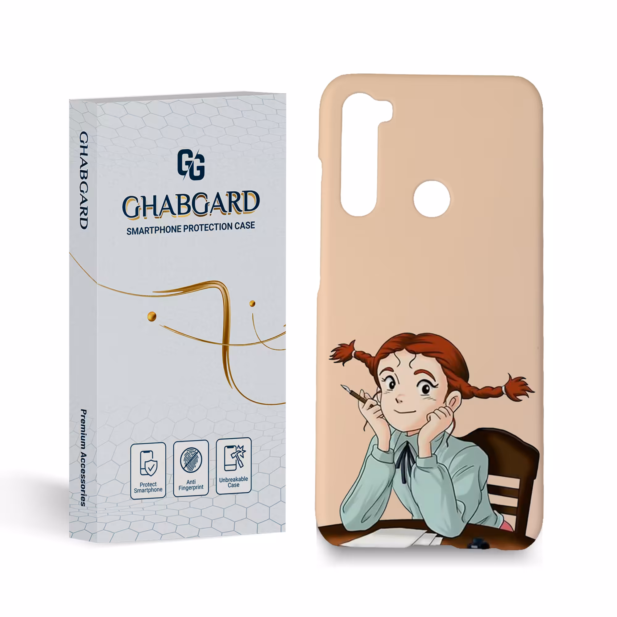 کاور قاب گارد مدل دخترانه مناسب برای گوشی موبایل شیائومی mi note 8t