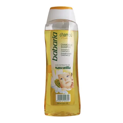 شامپو کودک باباریا مدل manzanilla حجم 600 میلی لیتر