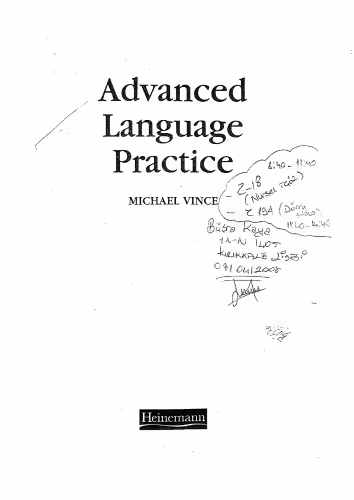 خرید و دانلود نسخه کامل کتاب Advanced Language Practice with Key (Spanish Edition)
