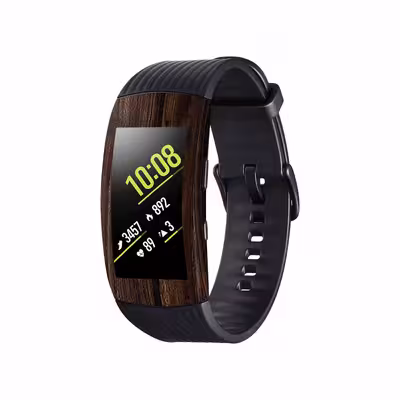 برچسب ماهوت طرح Dark-Walnut-Wood مناسب برای ساعت هوشمند سامسونگ Galaxy Gear Fit 2 Pro