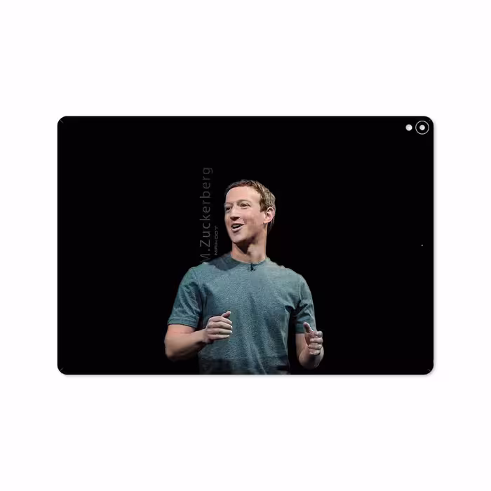 برچسب پوششی ماهوت مدل Mark Zuckerberg مناسب برای تبلت اپل iPad Pro 10.5 2017 A1701