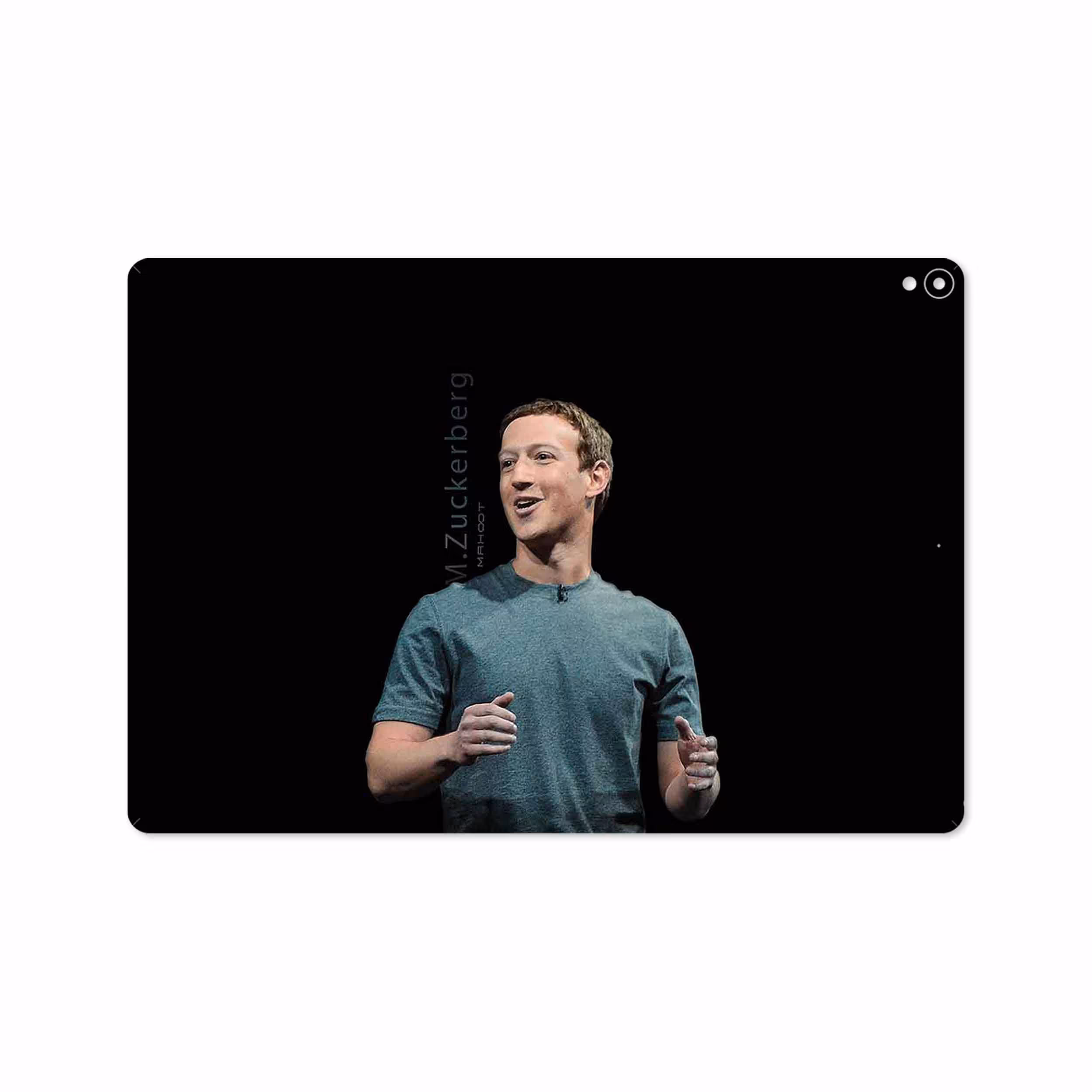 برچسب پوششی ماهوت مدل Mark Zuckerberg مناسب برای تبلت اپل iPad Pro 10.5 2017 A1701